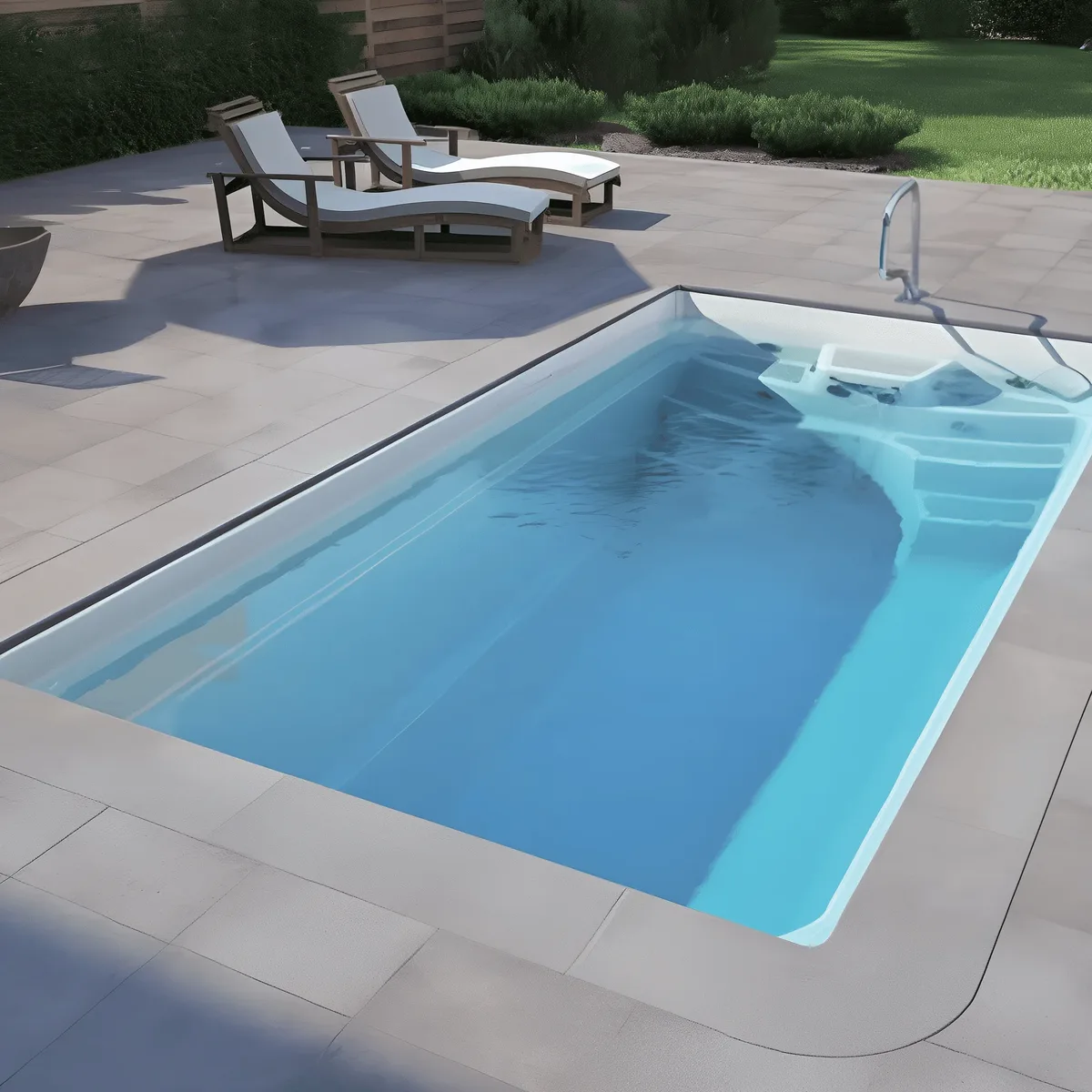 Композитный бассейн Laguna 5 — вид сверху в Новом Уренгое