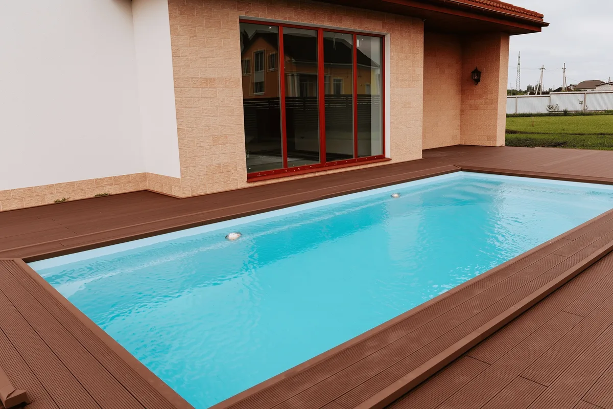 Композитный бассейн Laguna 8 — вид сверху в Новом Уренгое